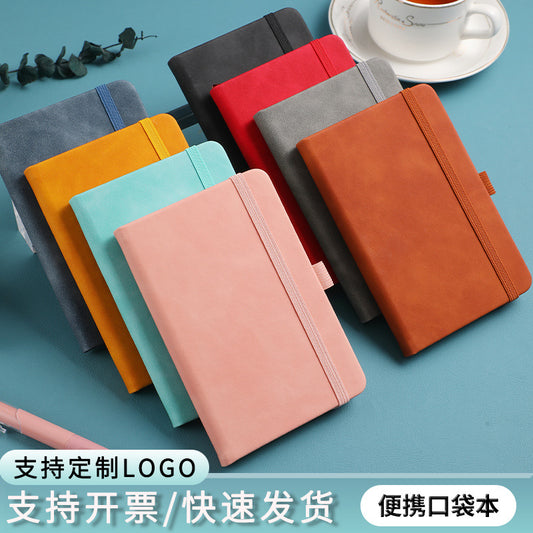 In-stock Cross-border Amazon A6Business Office Notebook Journal Internet Celebrity Planner Student Simple Strap Notebook