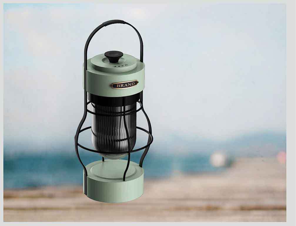 New Outdoor Camping Lantern Camping Light Camping Atmosphere Light Rechargeable Lighting Portable Retro Lantern Tent Camp Light