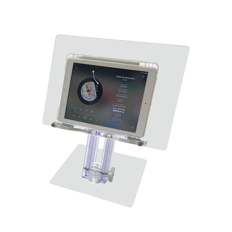 Xiaohongshu Blogger's Upgraded Version Retractable Acrylic Transparent Reading Stand Book Stand ipad Tablet computer stand