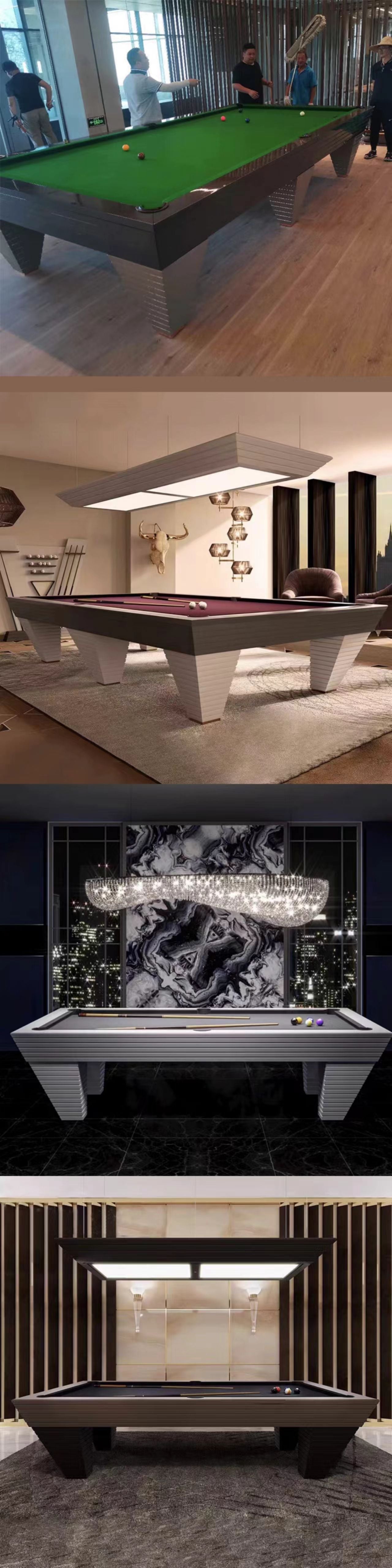 Billiard Table Standard Type Home American Style Adult Indoor Commercial Marble Villa Billiard Case Nine Ball Table Accessories