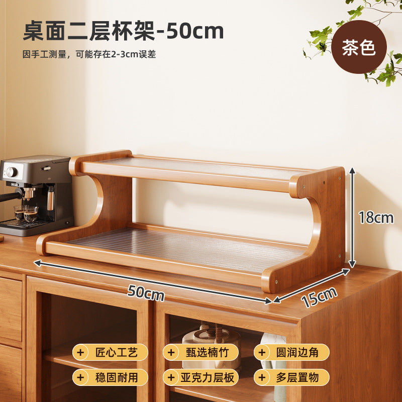 Cup Holder Storage Rack Cup Organizer Shelf Dining Table Countertop Desktop Tea Cup Coffee Cup Water Cup Storage Entryway Placement
