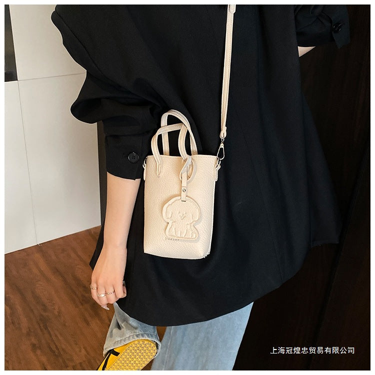 Women's Bag Single Shoulder Crossbody Bag Versatile Handbag New Simple Style Basket Fashionable Spring2025Fashion