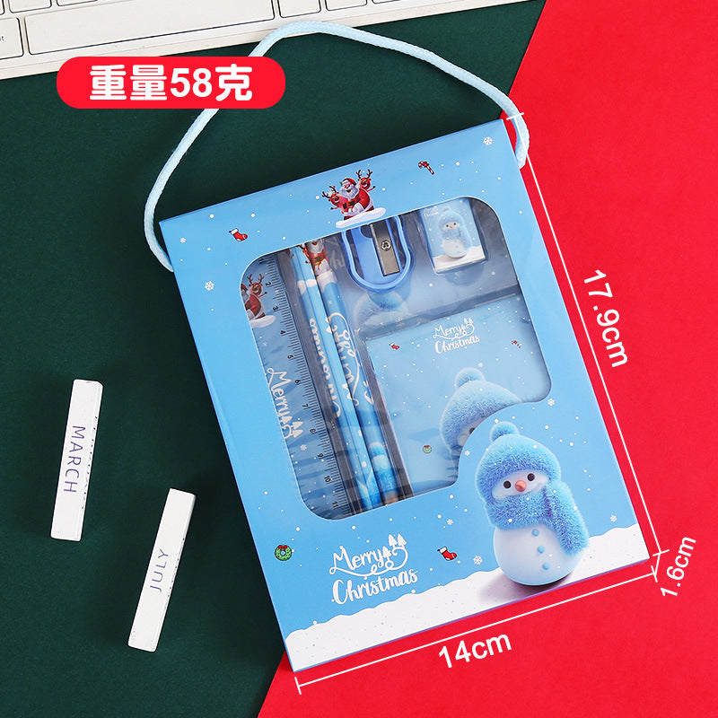 Children's Stationery Set Elementary School Student Reward Small Gift Pencil Six-Piece Set Back-to-School Season Learning Supplies Stationery Wholesale http://detail.1688.com/offer/812439578197.html
