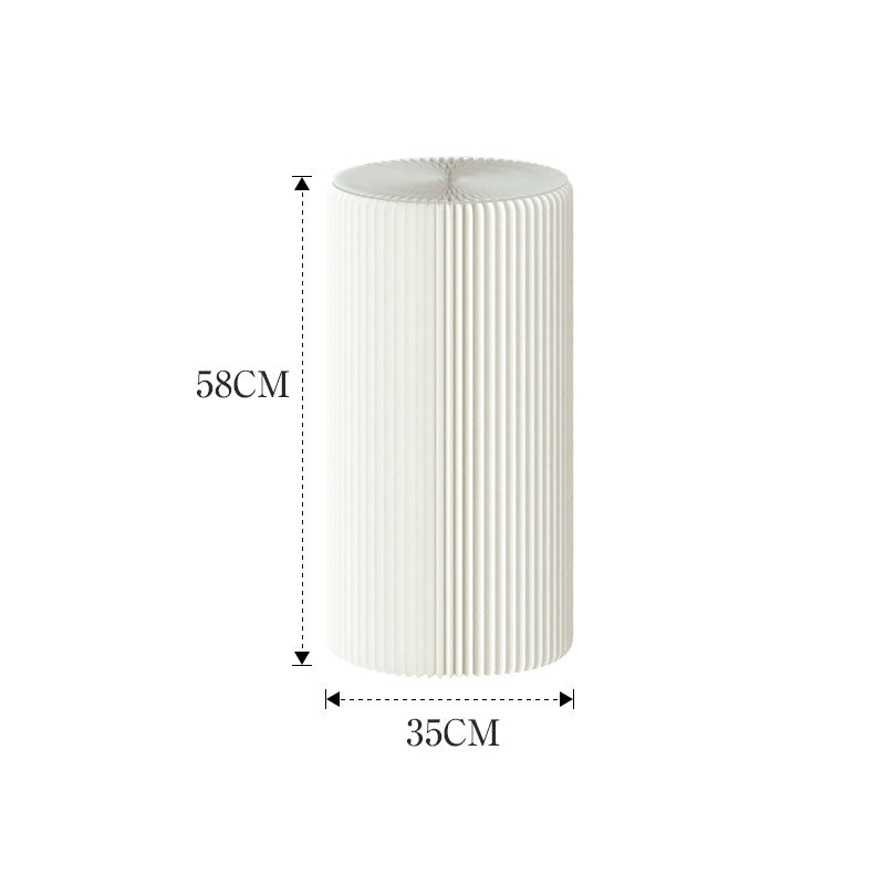 【Firefly Lantern】Live Streaming Background Decoration Foldable Round Column Paper Roman Column Folding Column Road Guide Ornament