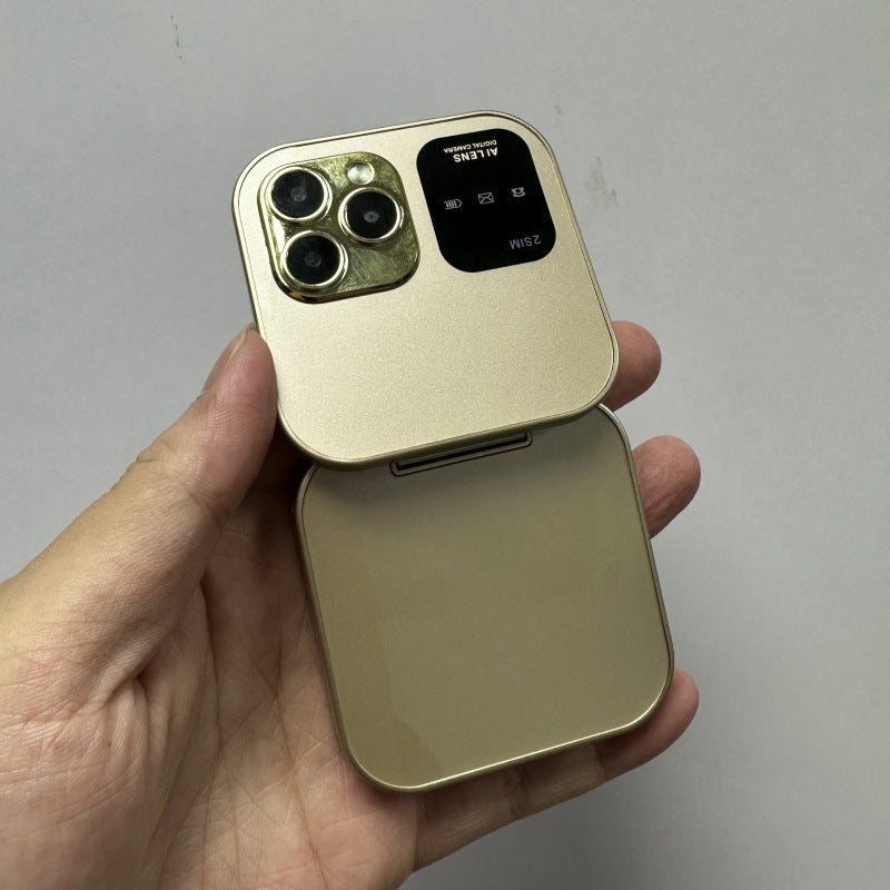 Mini Flip Phone Cross-Border i16 pro Flip Phone Dual SIM2G Button Mini Export Mobile Phone Wholesale