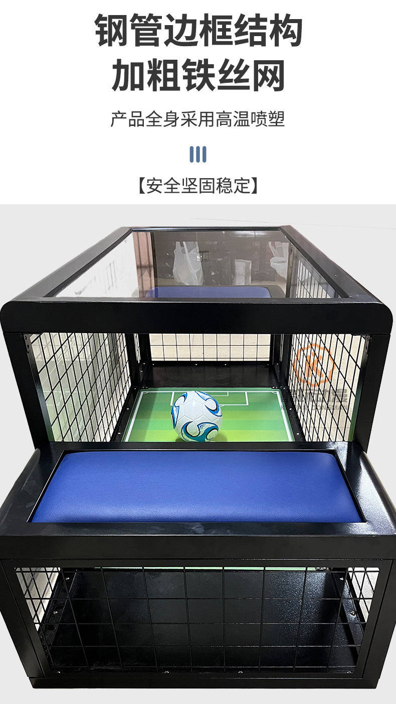 Double Under-Desk Soccer Machine Sports Game Equipment Real-Player Interactive Warm-Up Activity Props Under-Desk Soccer