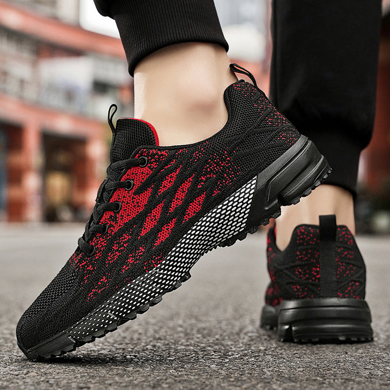 Men's New Low-Top Mesh Shoes Lightweight Comfortable Cushioned Sneakers Outdoor Fashion Versatile Casual Men's Shoes