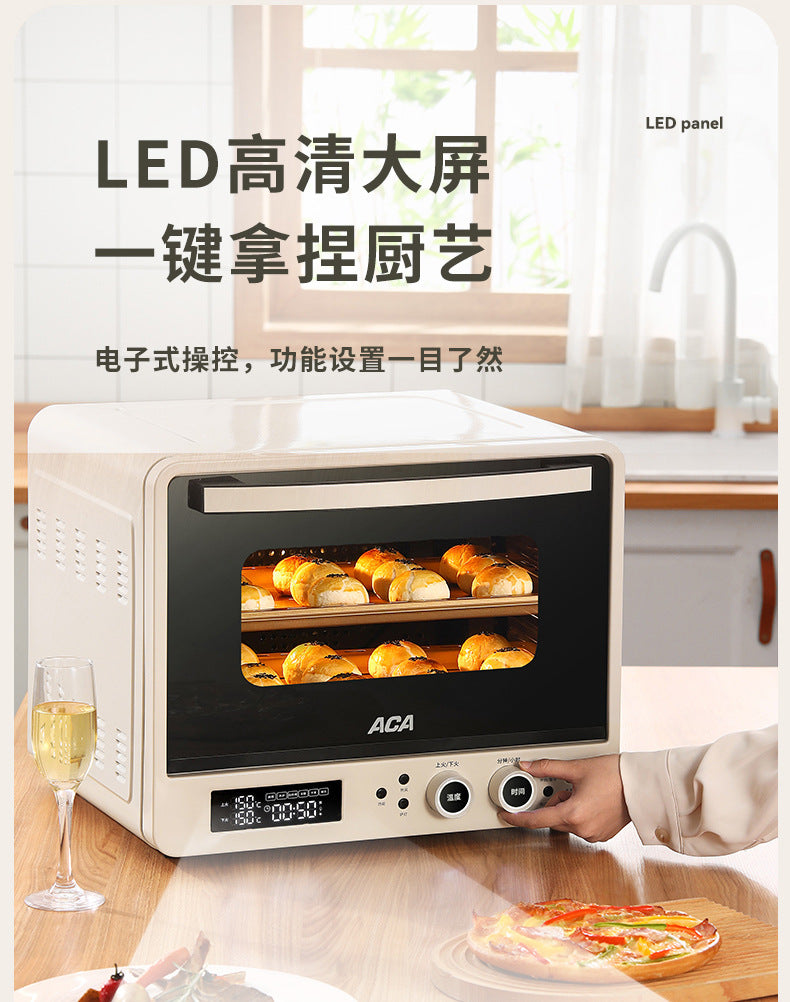 Convection Oven Commercial40L Household Small Baking Multi-Functional Fermentation Defrosting Enamel Air Fryer Electric Oven