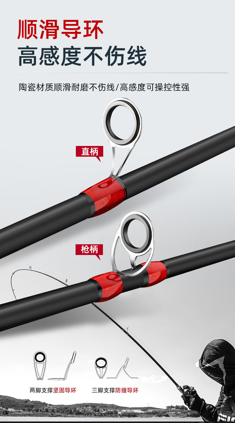 Weihai Lure Rod M Tune ML Adjustable Lure Rod Straight Handle/Gun Handle Long Casting Fishing Rod Wholesale Lure Rod Set Full Set