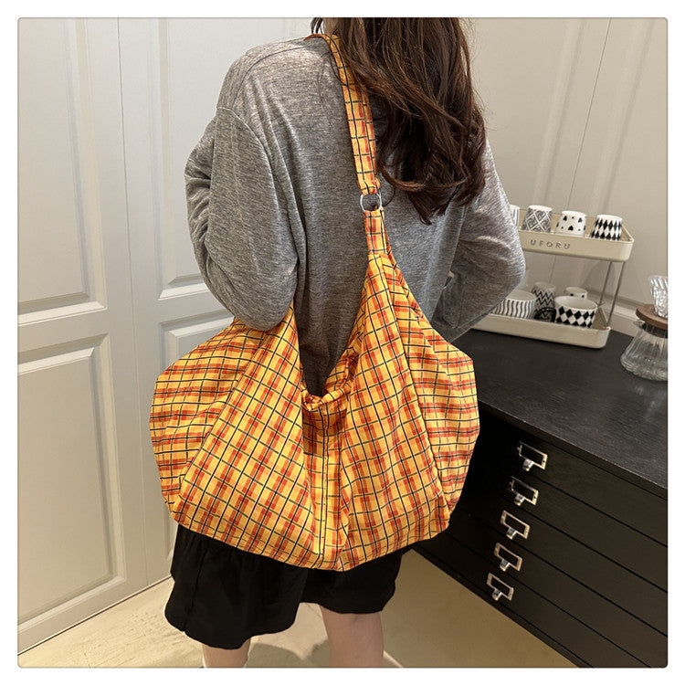Japanese and Korean Leopard Print ins New Style Single Shoulder Bag Casual Women Versatile Commuting Work Tote Bag Large Capacity Crossbody Bag