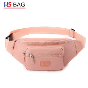Silk Chest Bag Autumn New Large Capacity Casual Men's Bag Lightweight Simple Water-Resistant Oxford Cloth Crossbody Backpack