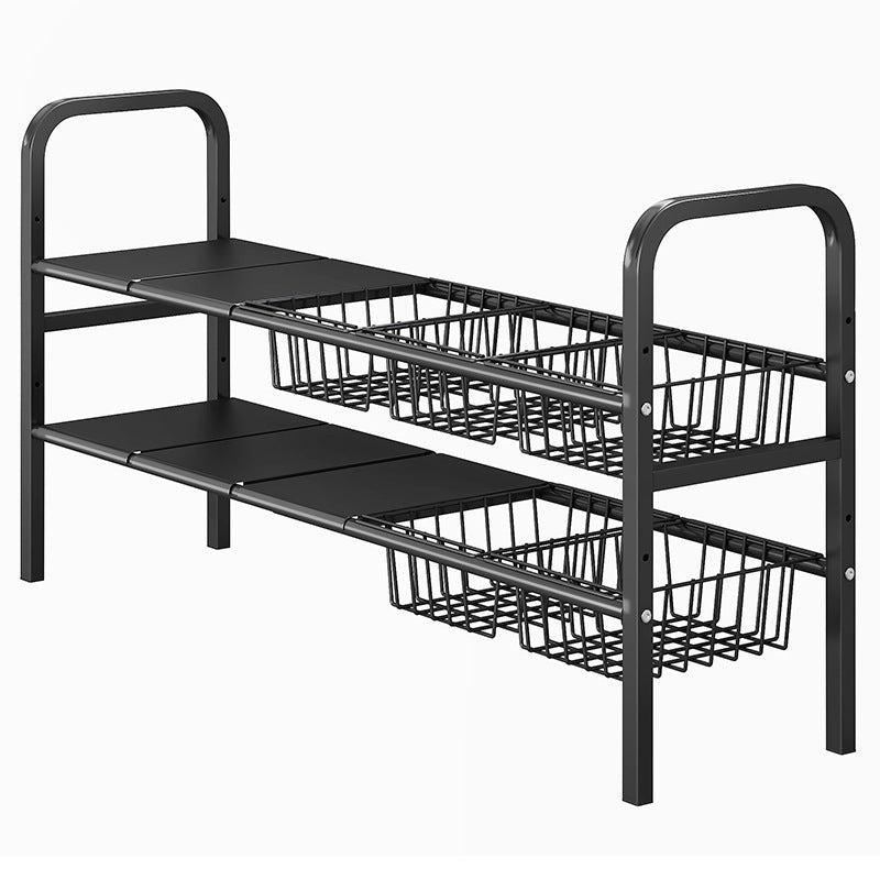 Under Sink Storage Rack Organizer Bathroom Cabinet Under Washbasin Kitchen Cabinet Inner Layered Bathroom Organizer Shelf