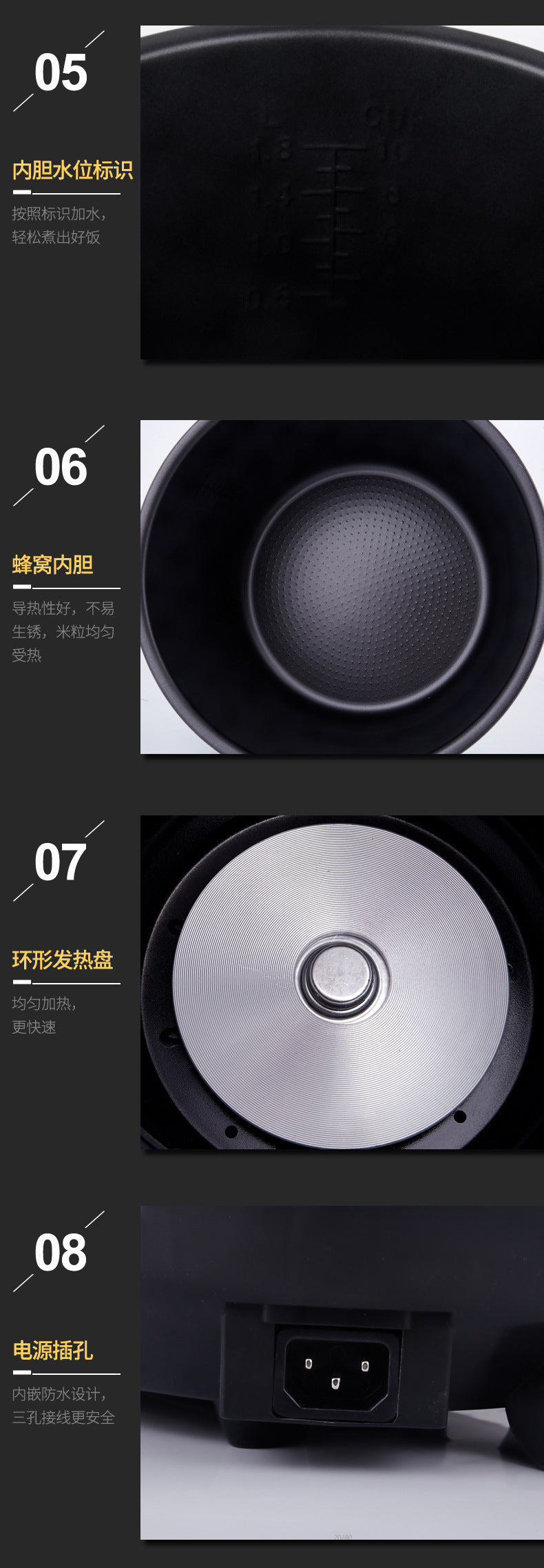 Xinfei Rice Cooker5Intelligent Reservation Timed Heating Rice Cooker Home manufacturer direct sale non-stick rice cooker