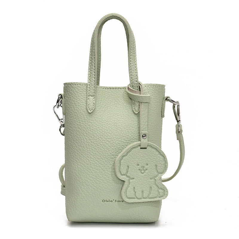 Women's Bag Single Shoulder Crossbody Bag Versatile Handbag New Simple Style Basket Fashionable Spring2025Fashion