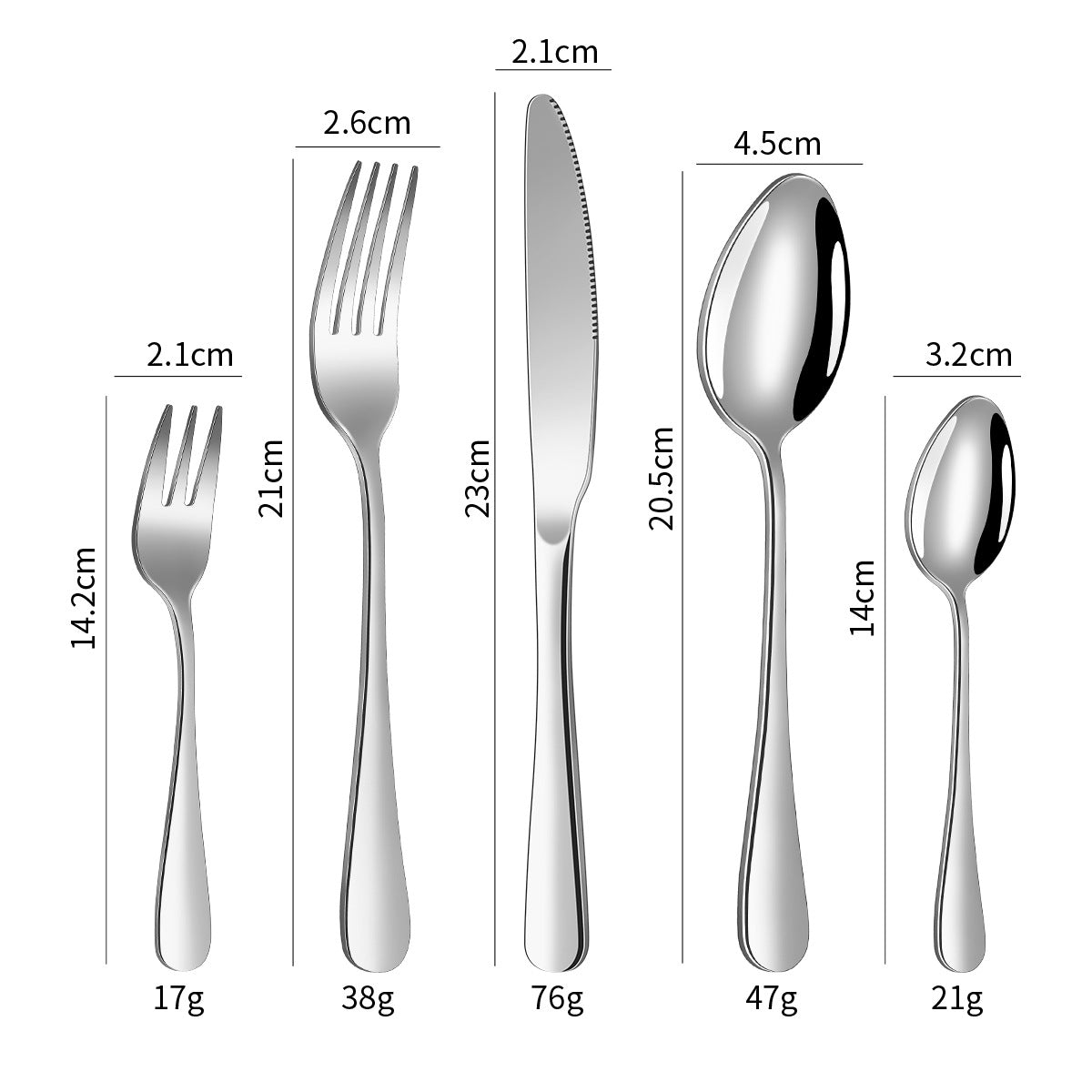 Spoon Wholesale Amazon Stainless Steel Cutlery Set20/30Set Hotel and Home Use1010Cutlery Set