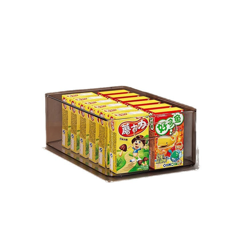 Storage Basket Desktop Snacks Miscellaneous Organizer Storage Box Cabinet Plastic Rectangular Transparent Acrylic Storage Box