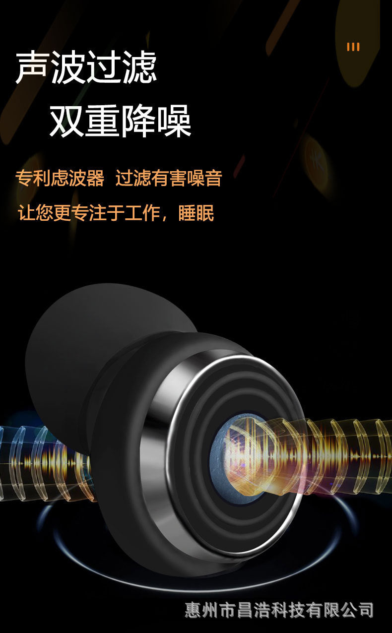 Cross-Border Hot Sale Noise-Cancelling Earplugs Silent Sleep Soundproof Anti-Noise Earplugs Split Silicone Earplugs Waterproof Manufacturer Wholesale