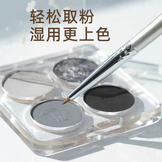 Guo Xiaotou Same Style Angled Eyeliner Brush Fine Drawing Aegyo-sal Eyelid to Tear Trough Eye Detail Brush Makeup Special
