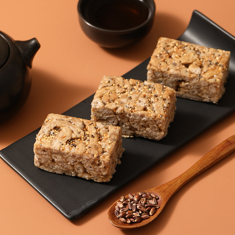 【One piece dropshipping】Sugar-Free Sachima Yam/Buckwheat/Rye Flavor Meal Replacement Satiety Snacks Breakfast Pastries