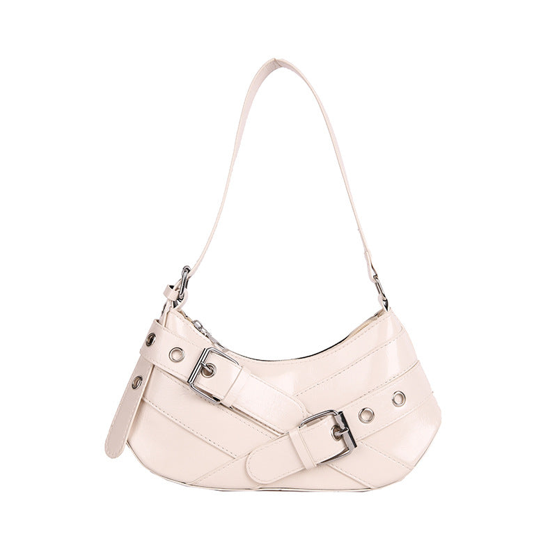 Women's Bag2025New Bag Niche Texture Baguette Bag Retro Underarm Bag Versatile ins Trendy Single Shoulder Crossbody Bag
