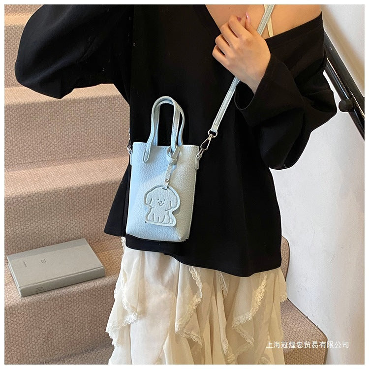 Women's Bag Single Shoulder Crossbody Bag Versatile Handbag New Simple Style Basket Fashionable Spring2025Fashion