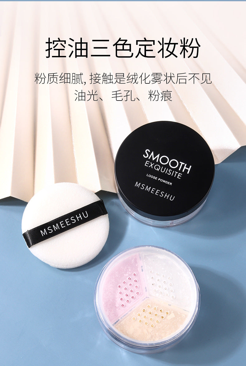 Honey Bundle Like New Beauty Base Makeup Four-Piece Set Foundation Liquid Primer BB Cream Makeup Primer Loose Powder Four-piece Set