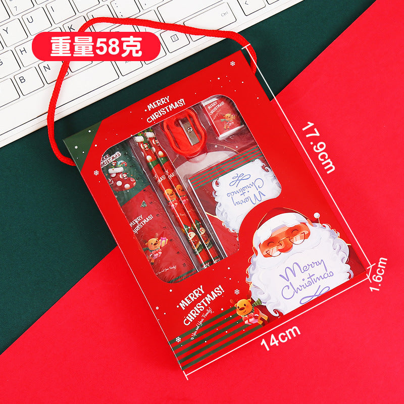 Children's Stationery Set Elementary School Student Reward Small Gift Pencil Six-Piece Set Back-to-School Season Learning Supplies Stationery Wholesale http://detail.1688.com/offer/812439578197.html