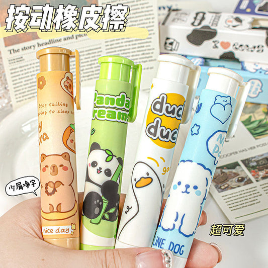 【School Opening Season】Cartoon High-Value Press Eraser Kindergarten Gift Learning Stationery No Trace Low Residue Eraser http://detail.1688.com/offer/967930328447.html