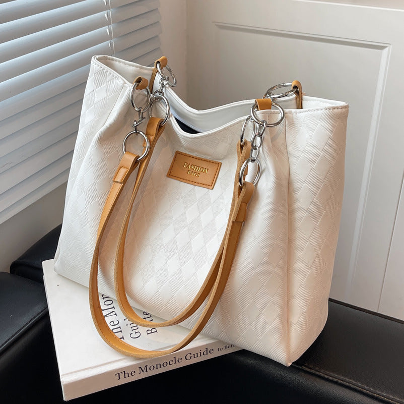 Large Capacity Bag Women's Bag2025Summer New Style Niche Commuter Bag Versatile Shoulder Bag Tote Bag Wholesale