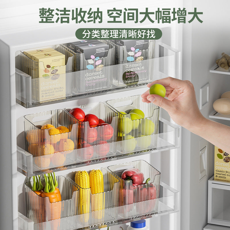Refrigerator Side Door Storage Box Kitchen Storage Box Packing Organizer Box Food Grade Ginger Garlic Sundries Storage Storage Box
