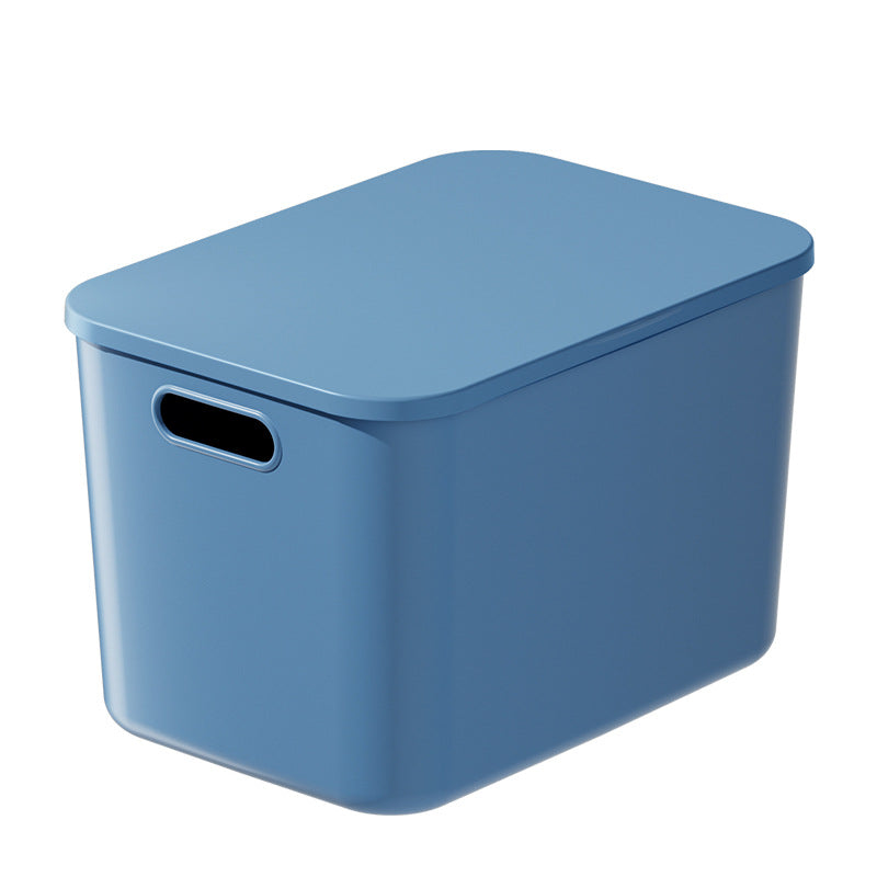 Storage Box Desktop with Lid Plastic Miscellaneous Snacks Cosmetics Box Rectangular Storage Basket Storage Box Organizing Box