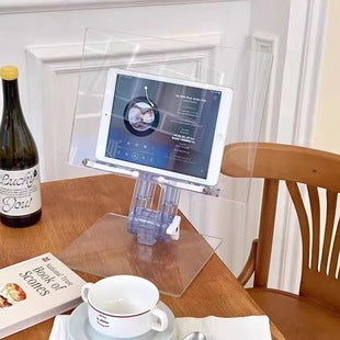 Xiaohongshu Blogger's Upgraded Version Retractable Acrylic Transparent Reading Stand Book Stand ipad Tablet computer stand