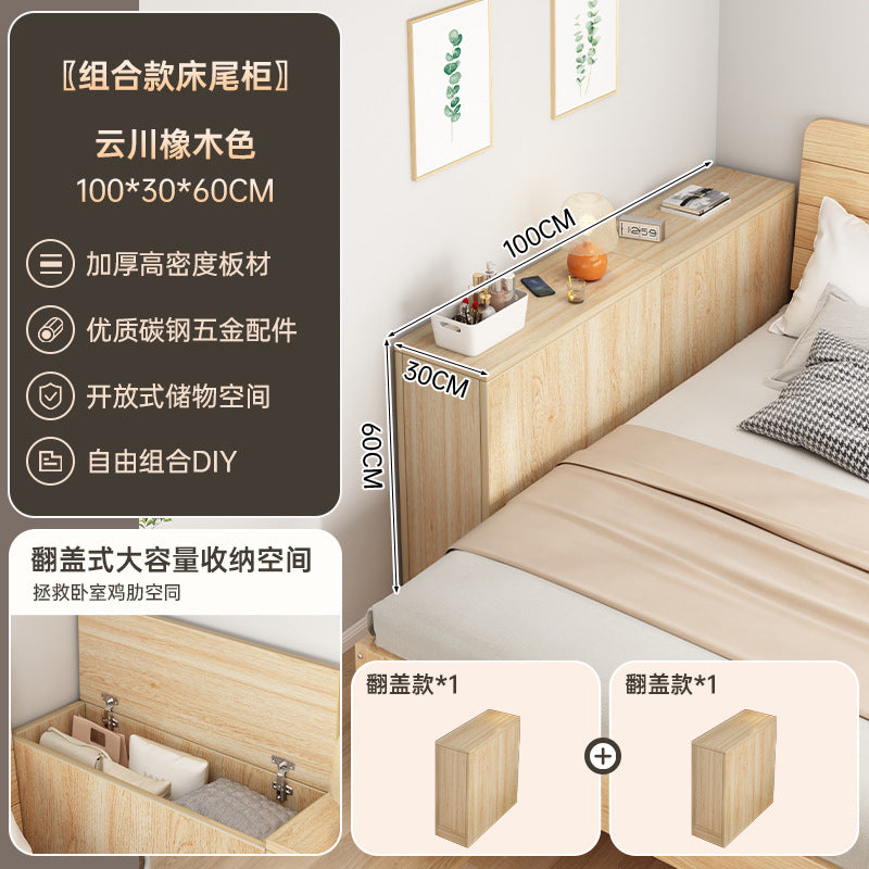 Narrow Bedside Cabinet Bed End Cabinet Wall-Mounted Long Storage Cabinet Shelf Simple Bedroom Gap Bedside Storage Narrow Cabinet