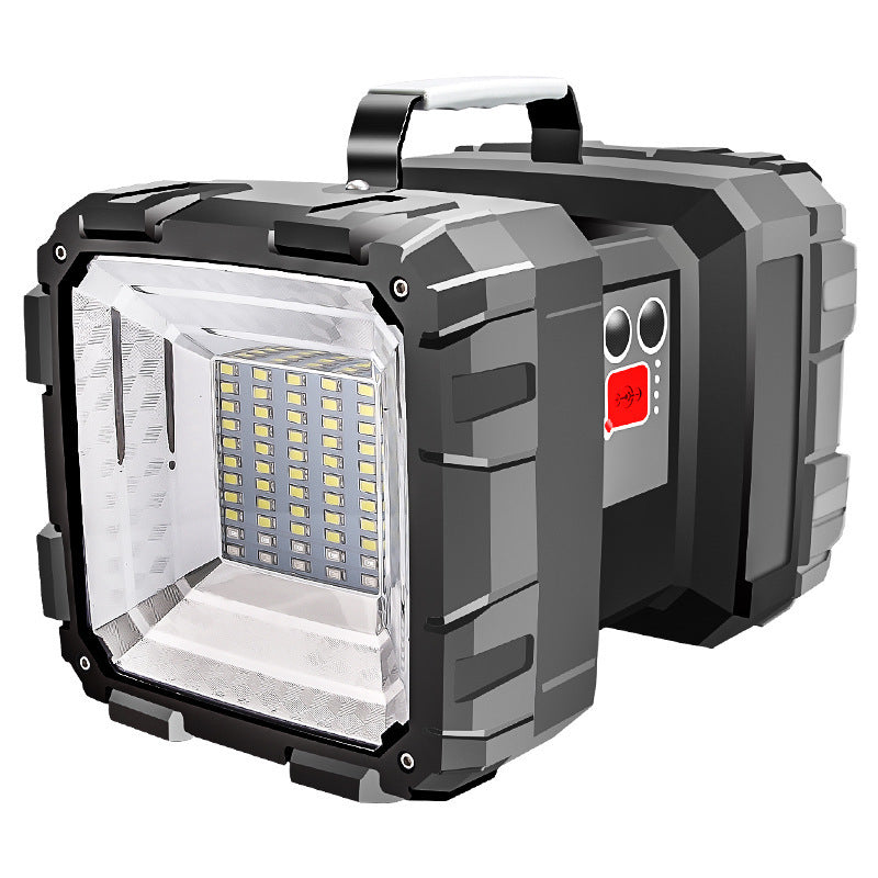 Outdoor Strong Light Bright Spotlight Handheld Lamp Rechargeable Long-Range Multi-Function Household Work High-Power Flashlight