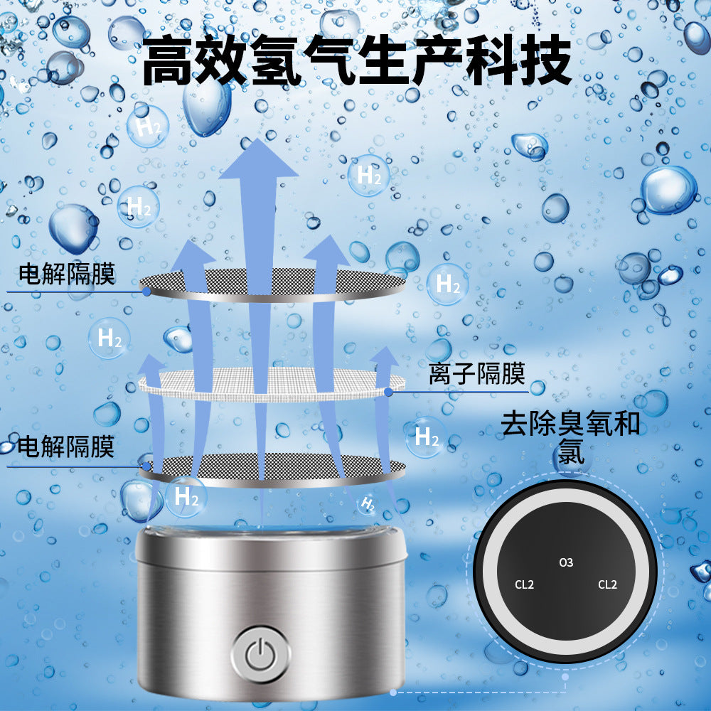 Amazon Bestselling New Model Three-in-One Electrolysis Smart SPE Hydrogen Oxygen Separation Hydrogen Cup Health Cup Hydrogen-rich Water