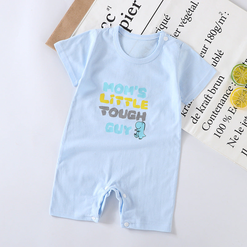Spring and Summer New Baby Short Sleeve Romper Summer Spring Autumn Thin Newborn Romper a Newborn Short Sleeve Romper A Class