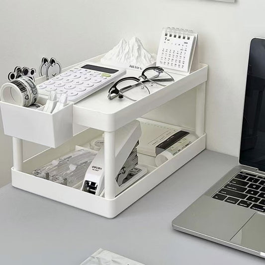 ins Desktop Double-Layer Storage Rack Simple High-Value Two-Layer Desktop Multi-Functional Student Storage Organizer Rack