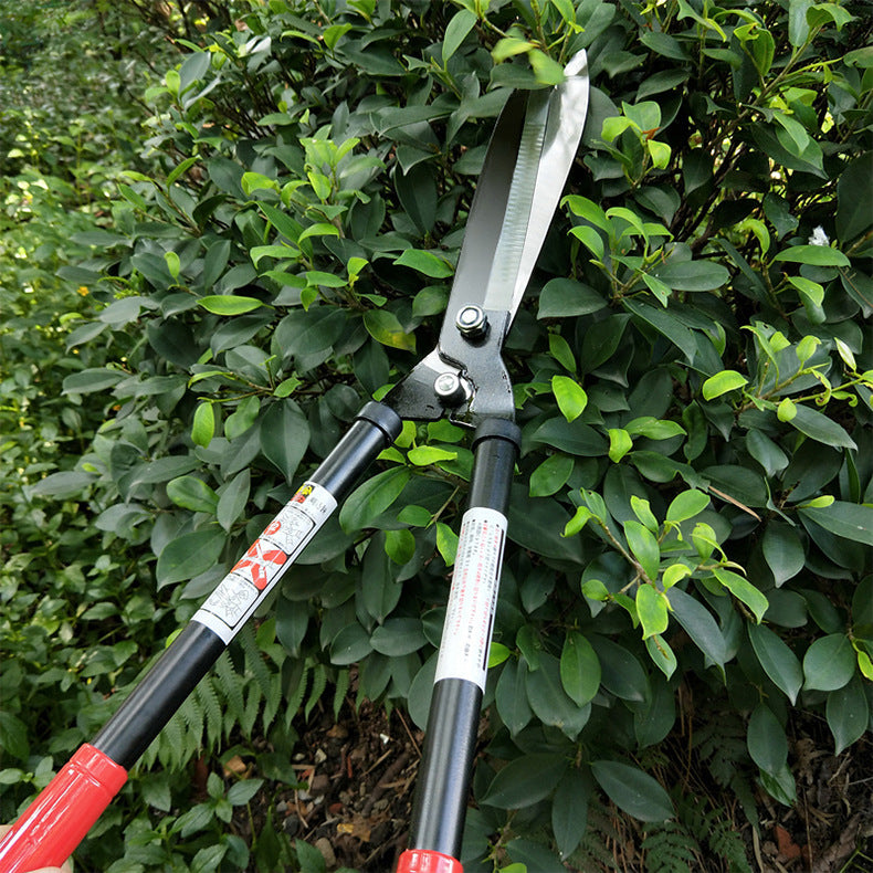 Gardening Scissors Telescopic Long Handle Garden Fruit Tree High Branch Hedge Shears Pruning Shears Lawn Shears SK5Effort-Saving Fence Shears