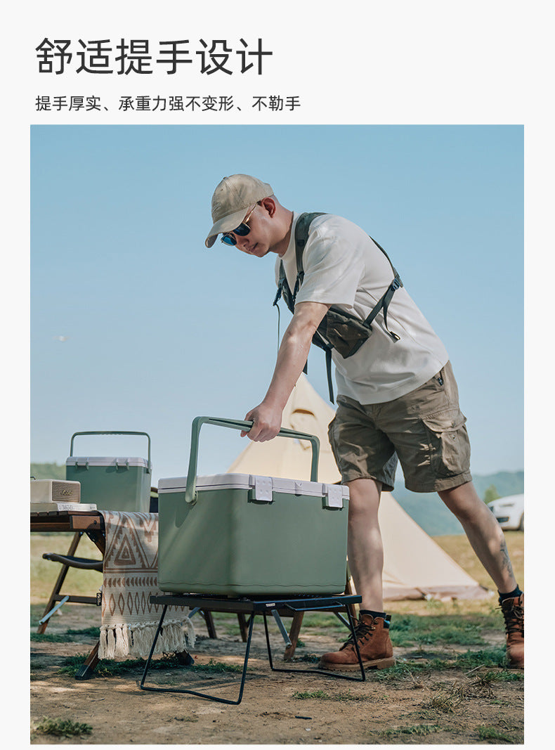 Xingsen Outdoor Insulated Box Camping Stall Refrigerated Box Commercial Ice Block Fishing Ice Bucket Commercial Heat Preservation Freshness