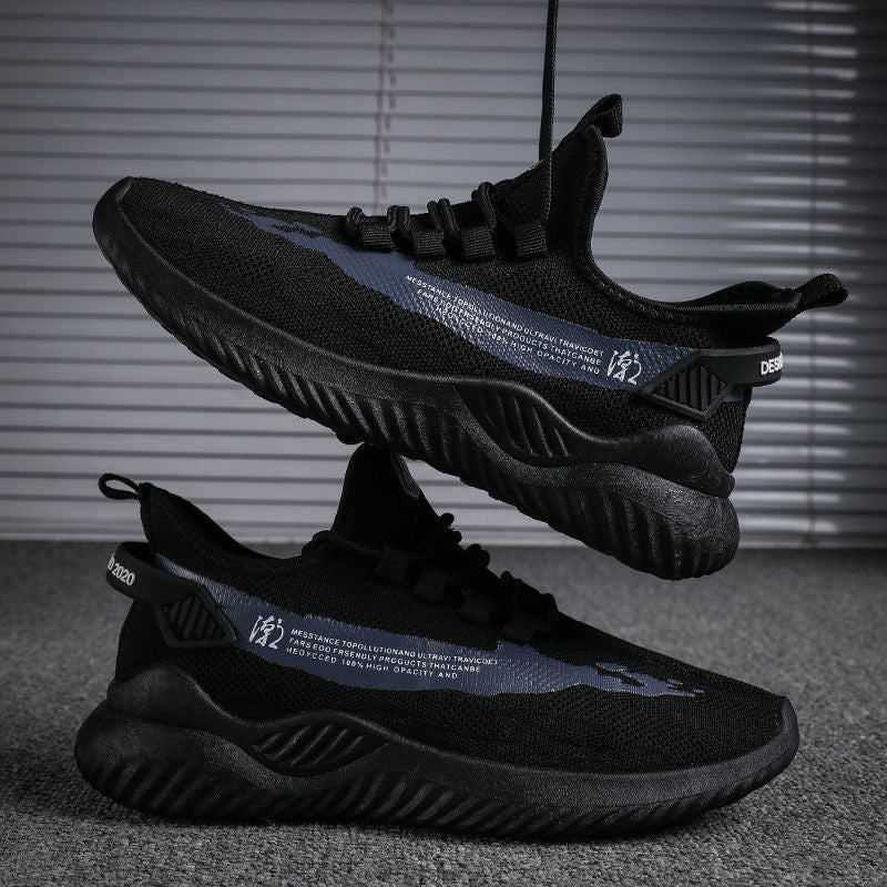 Men's Sneakers2024Spring New Trendy Casual Shoes Running Shoes Couple Shoes Mesh Flyknit Shoes Export
