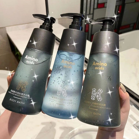 【48Delivery Within Hours】Amino Acid Perfume Shower Gel Fragrant Shower Gel Moisturizing and Replenishing Smooth Shampoo