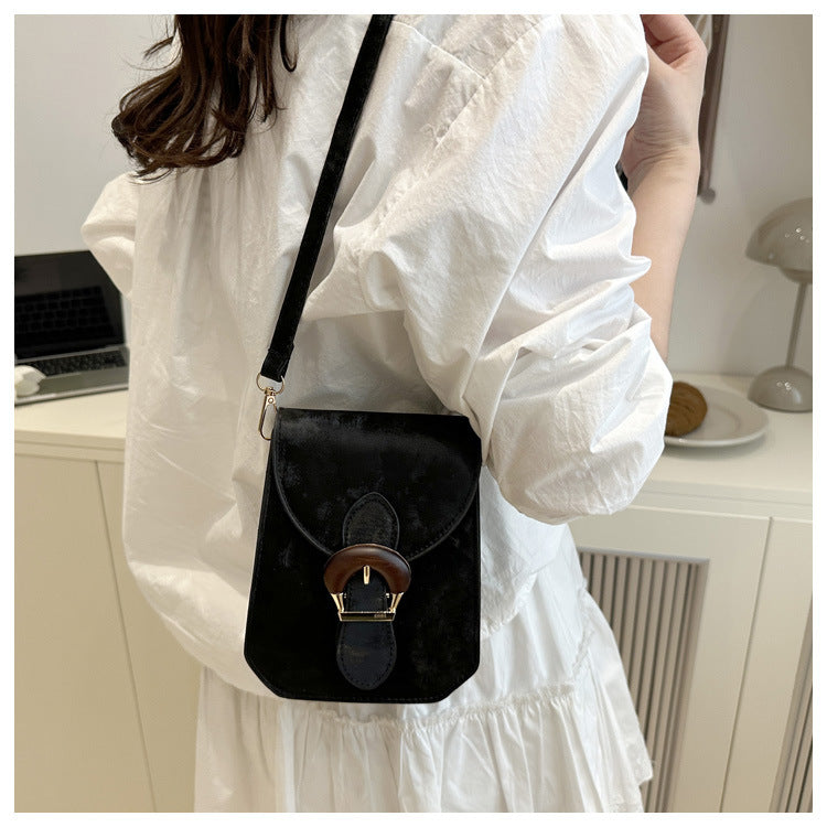 High-end design crossbody bag mini handbag tote bag2025Women's New Fashion Single Shoulder Small Bag Stylish Phone Bag