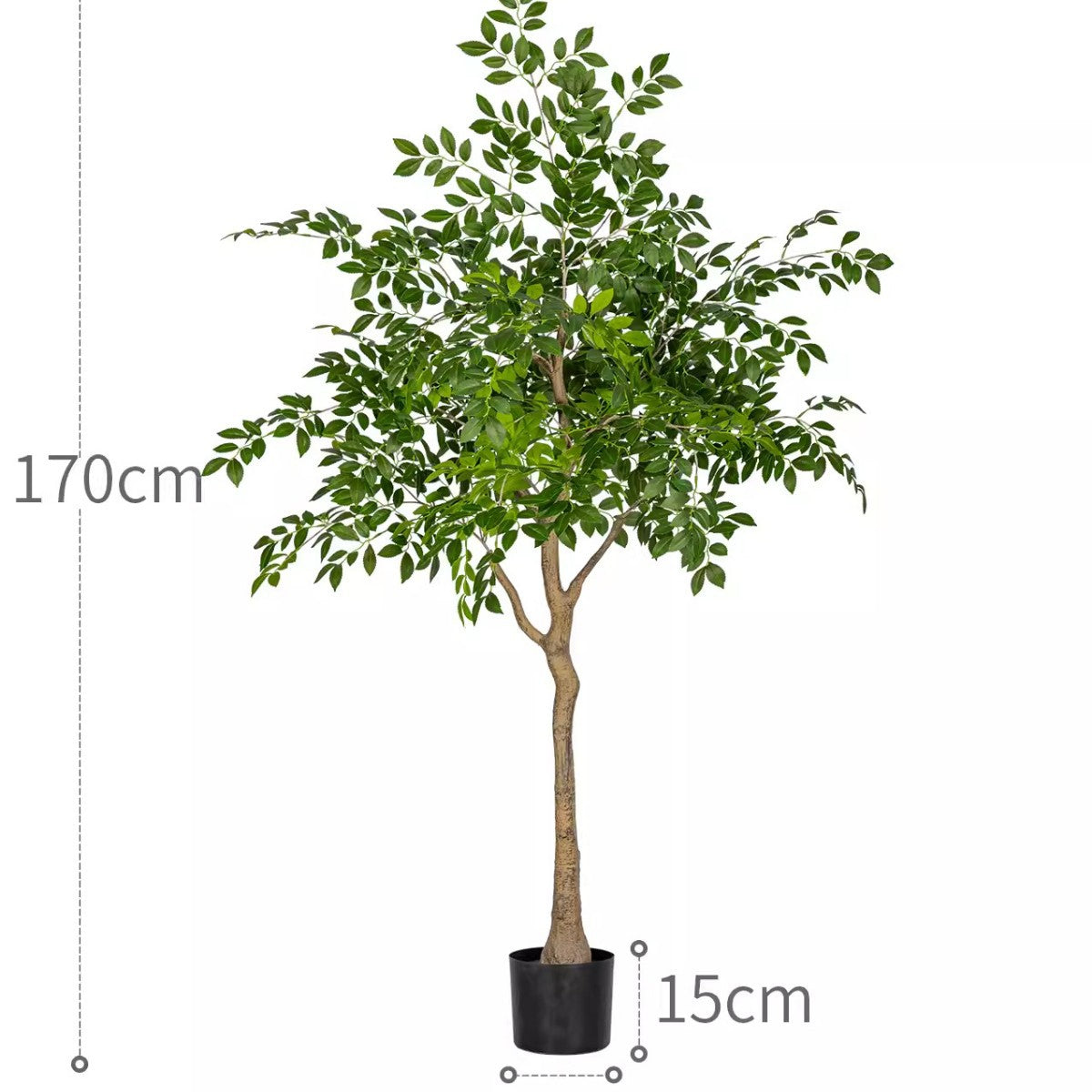 High-End Artificial Green Plant Elm Money Tree Banyan Tree Large Floor Plant Indoor Living Room Atmosphere Fake Tree Landscaping Decoration