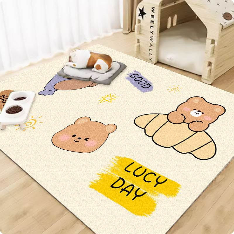 Pet wash-free floor mat waterproof and urine-proof pvc Dog Anti-Slip Mat Cooling Dog Fence Dog Cat Leather Floor Mat