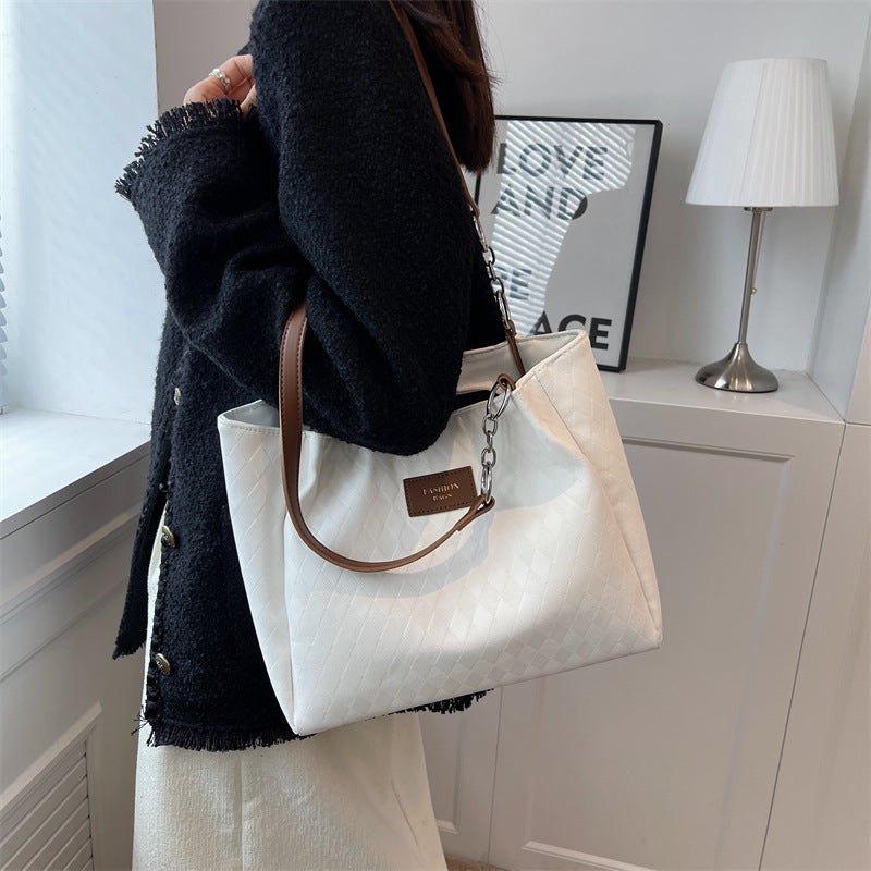 Large Capacity Bag Women's Bag2025Summer New Style Niche Commuter Bag Versatile Shoulder Bag Tote Bag Wholesale