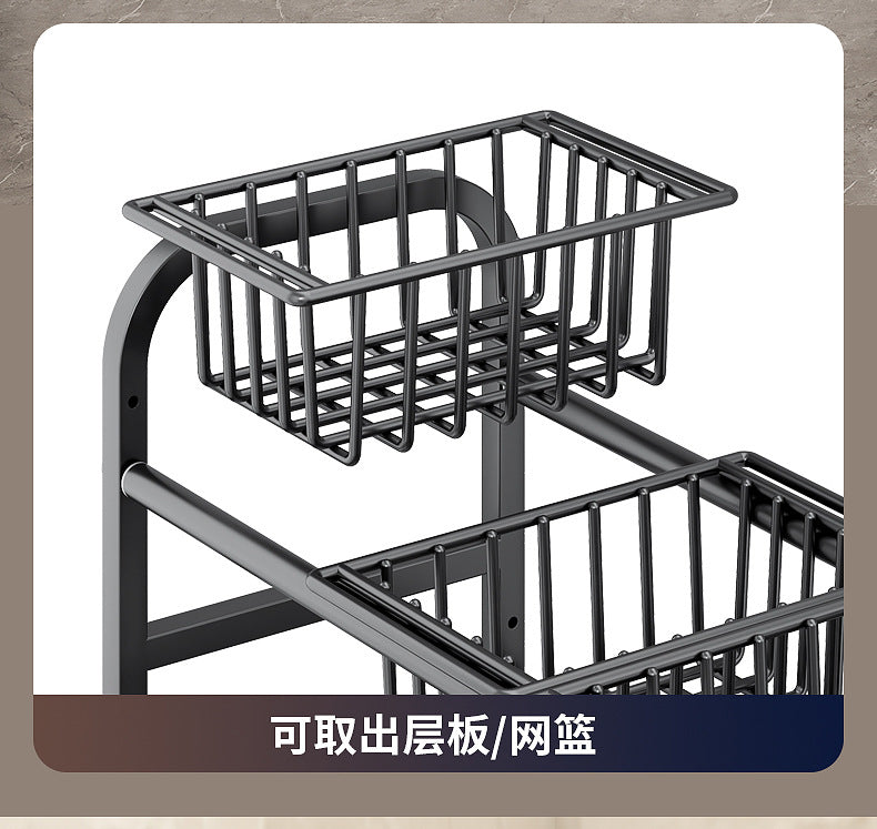Carbon Steel Hot-Selling Telescopic Sink Storage Rack Cabinet Layered Organizer Wash Basin Kitchen Storage Dropshipping