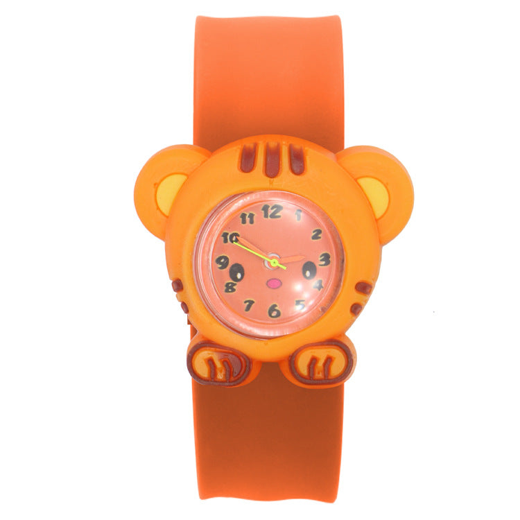 Children's Watch Cartoon Pat Watch Kindergarten Elementary School Silicone Toy Pat Circle Anime Peppa Pig Electronic Watch