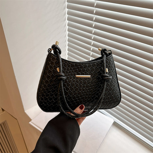 New Commuting Solid Color Underarm Bag Crossbody Bag Simple Fashion Single Shoulder Bag2025Spring Elegant Women's Handbag