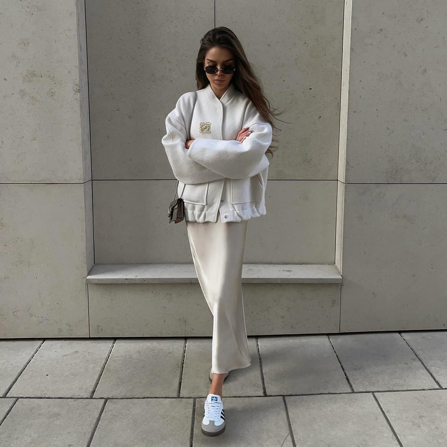 European and American Niche Style Women's Baseball Jacket2024New Style Elegant Casual ins Trendy European and American Style Hot Girl Fashion