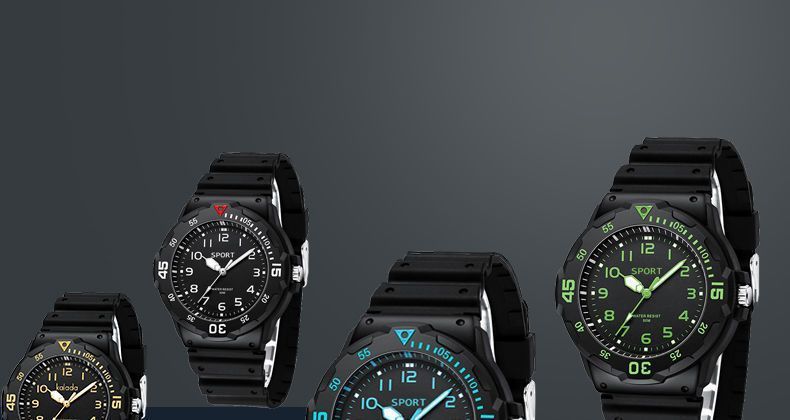 Luminous Anti-fall Children's Watch Sports Junior High School Student Trendy casual Teenage Boy Waterproof Elementary School Student